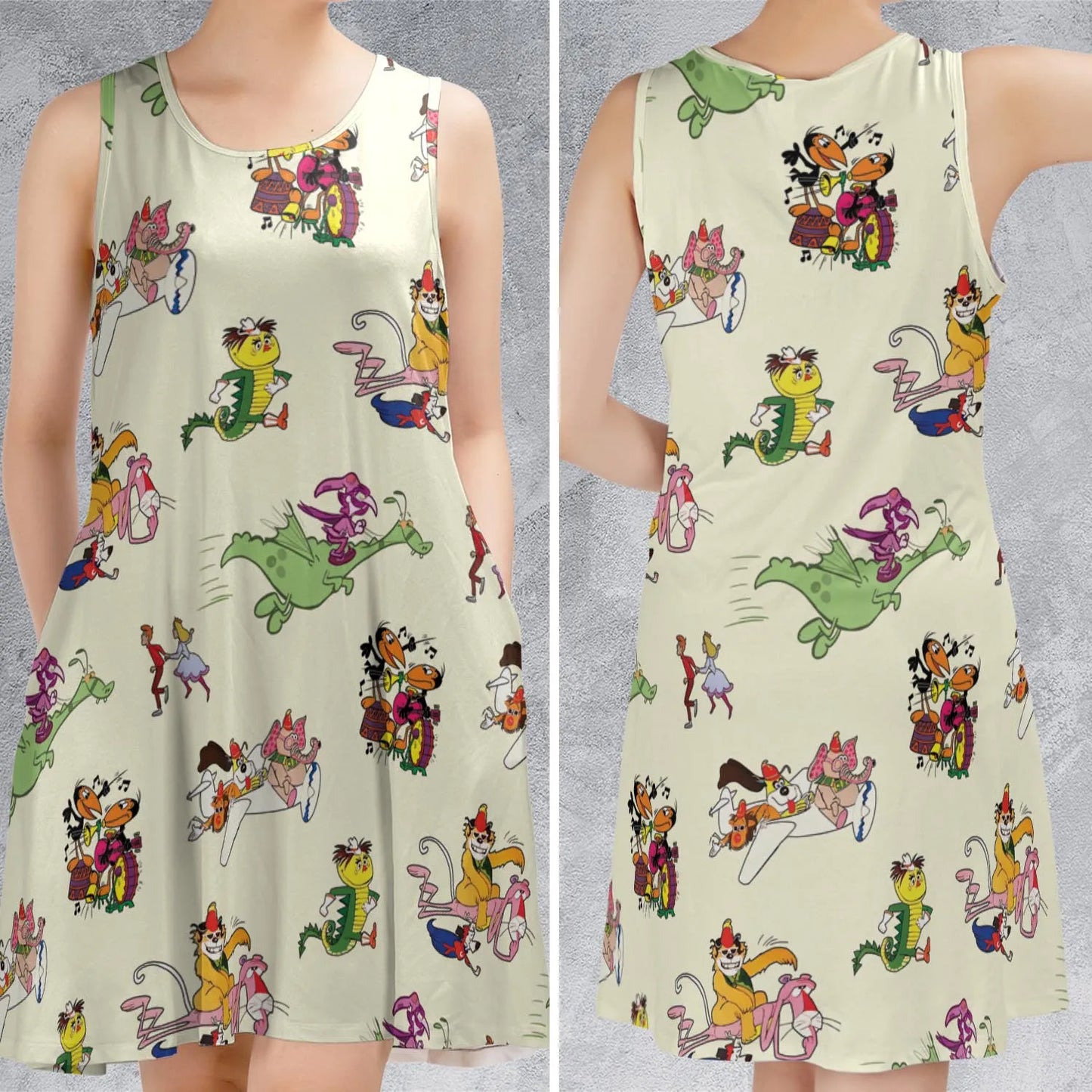 Sleeveless Dress - AAV1J1RL
