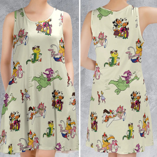 Sleeveless Dress - AAV1J1RL