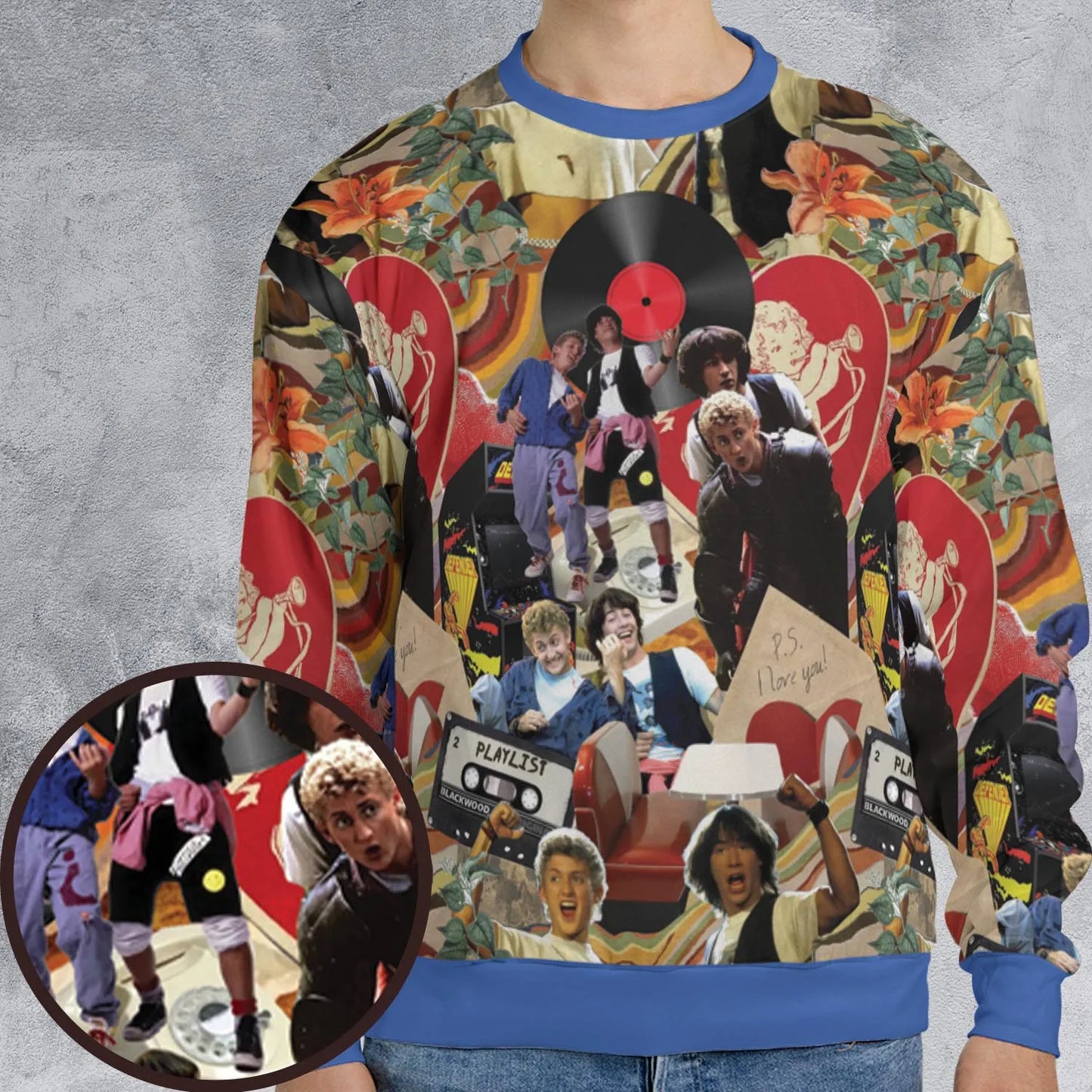 All-over Print Sweatshirt - V7QC2MLC