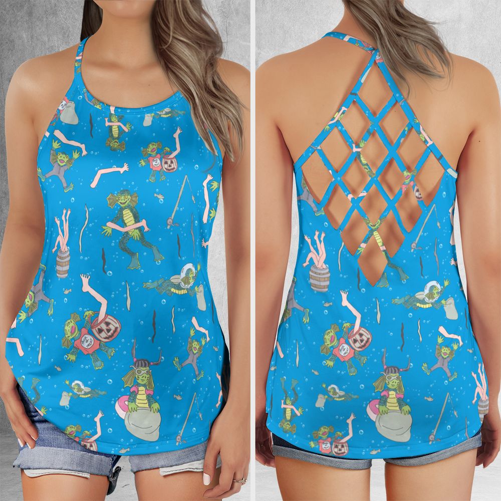 Criss Cross Tank Top - QZ6X6KM5 -  - 1