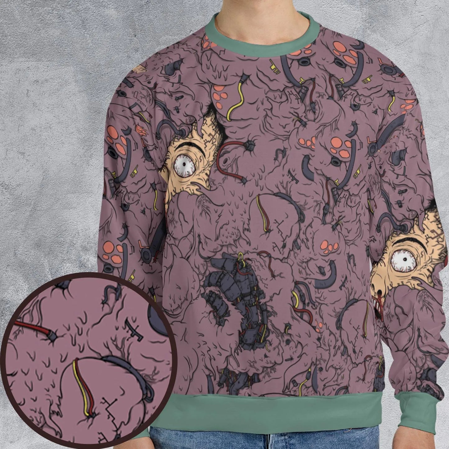 All-over Print Sweatshirt - S4VZP3KR