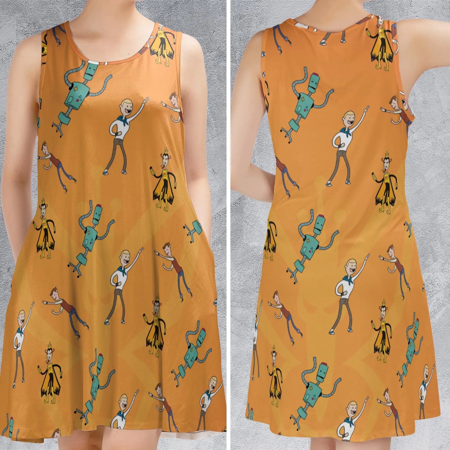 Sleeveless Dress - HN9MGZCS