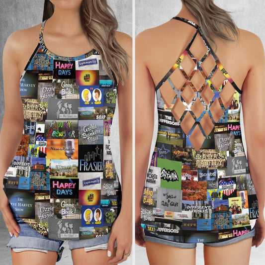 Criss Cross Tank Top - XSB9KZ4U -  - 1