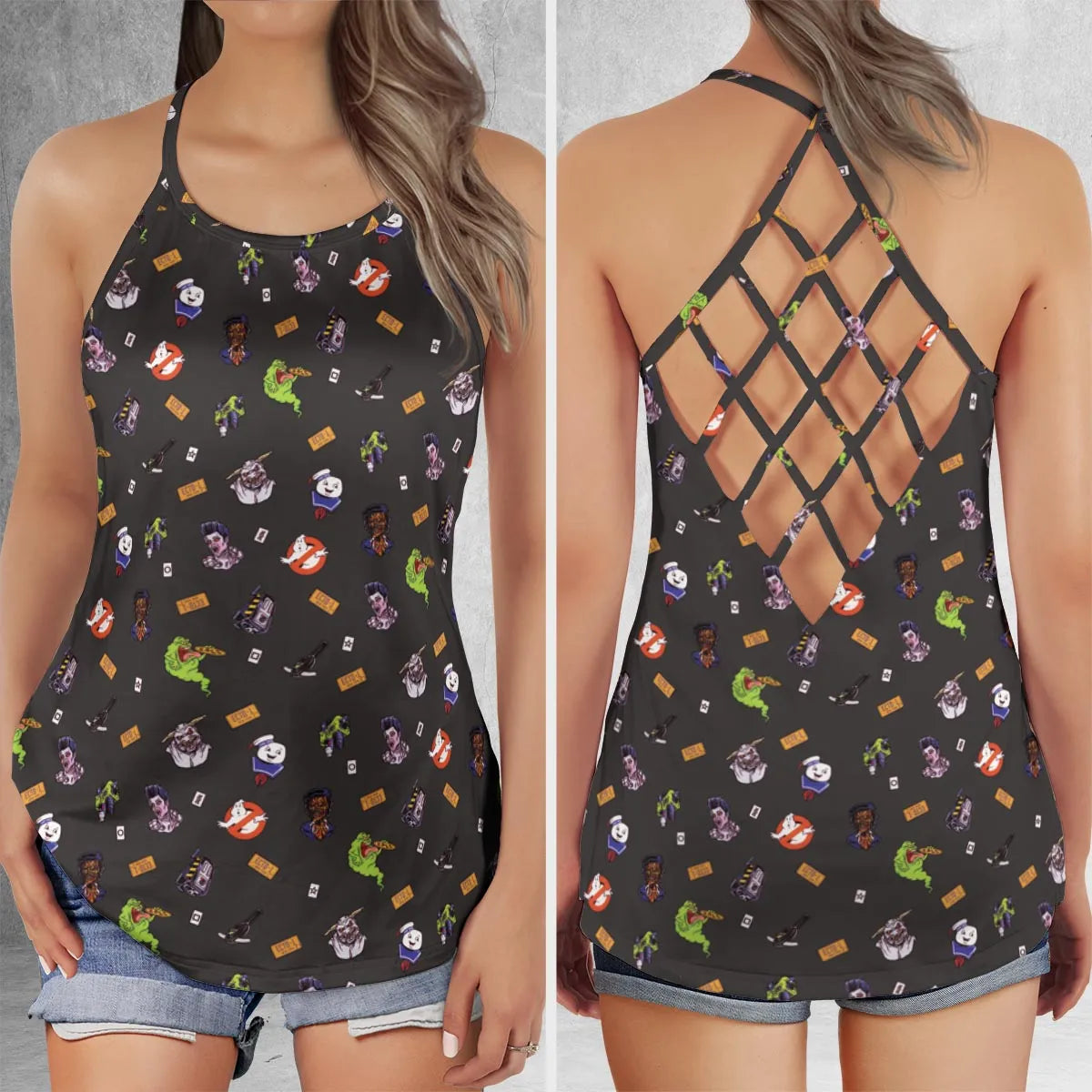 Criss Cross Tank Top - XMFCQV3R