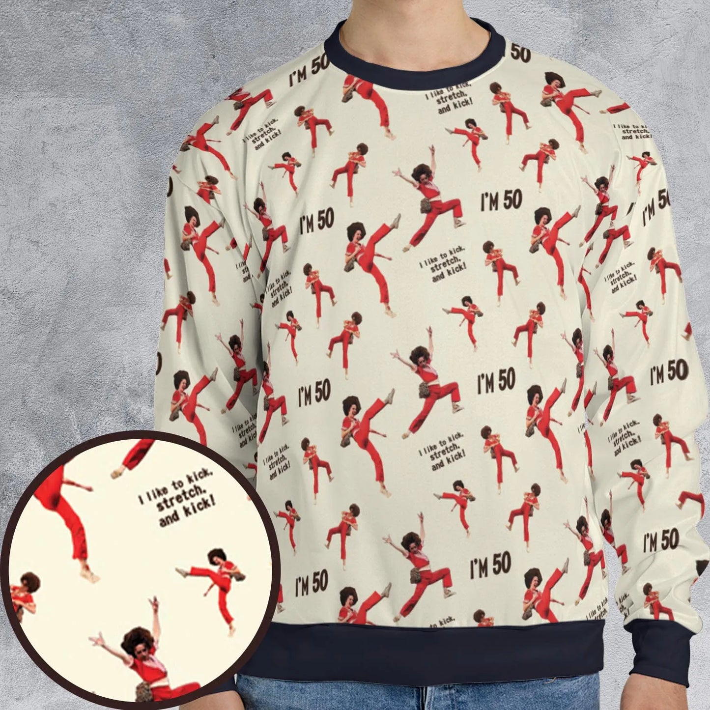 All-over Print Sweatshirt - 5QQ77YQK