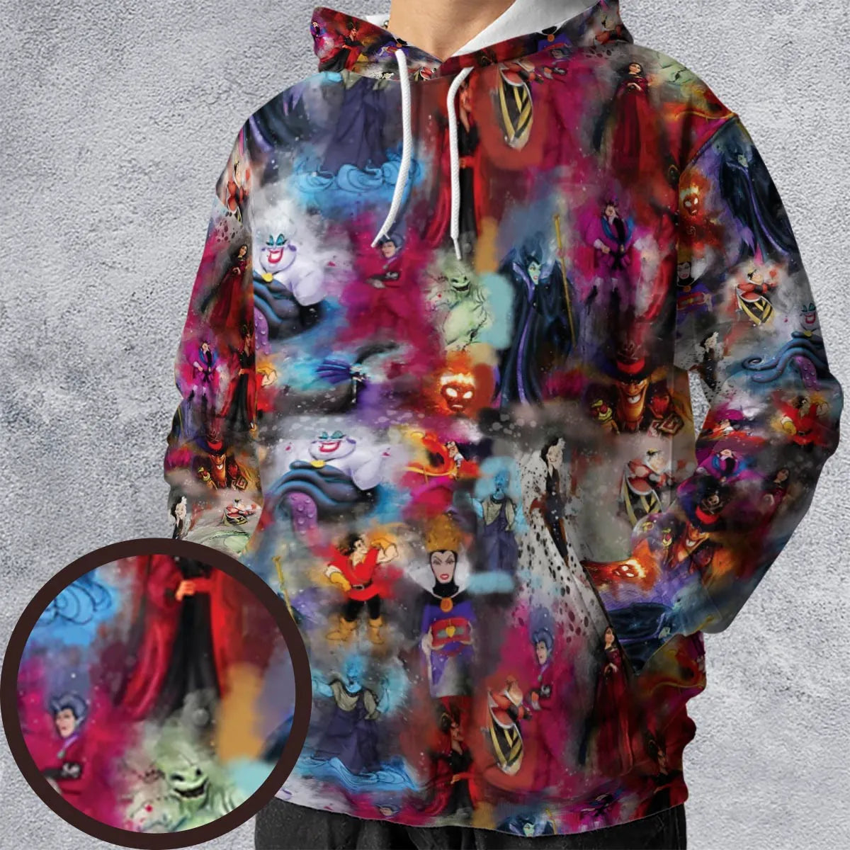 All-over Print Hoodie - F3XYVZEM