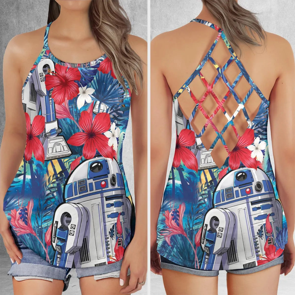 Criss Cross Tank Top - 7ZEKVFP2