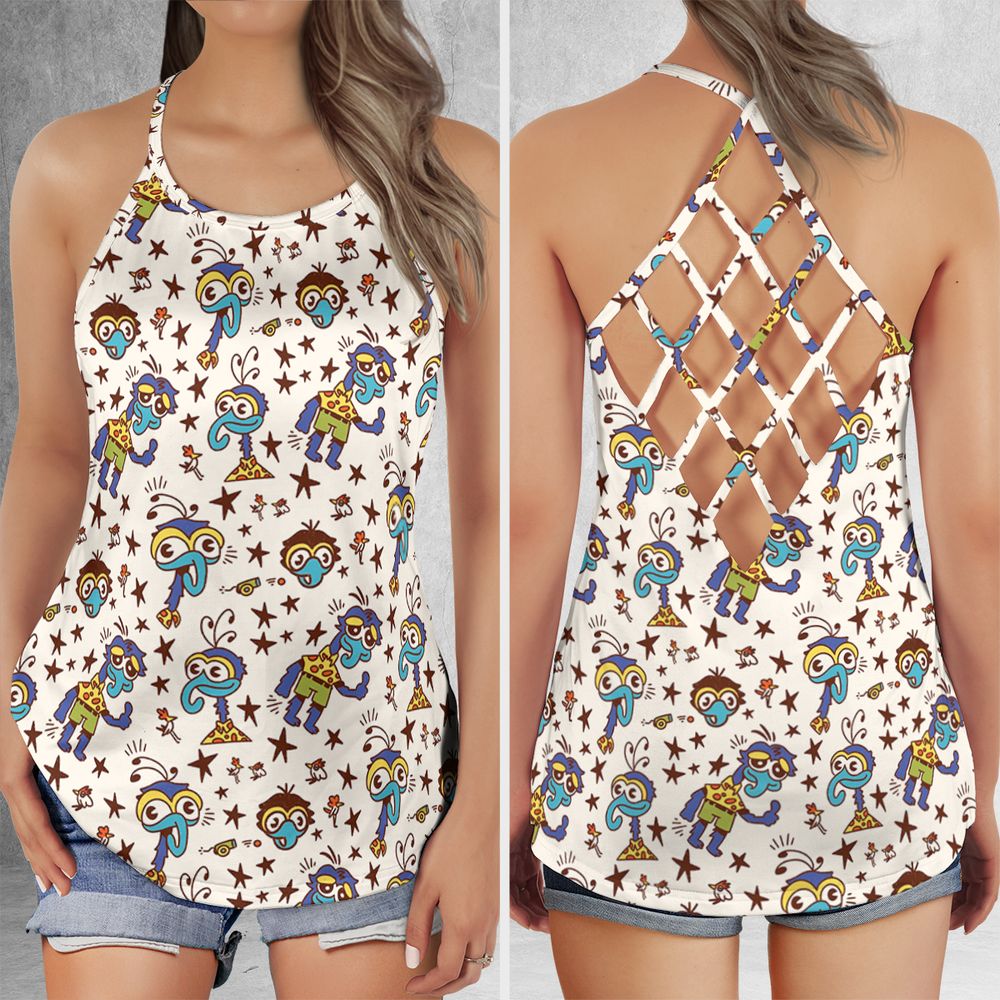 Criss Cross Tank Top - KAM93Z2N -  - 1