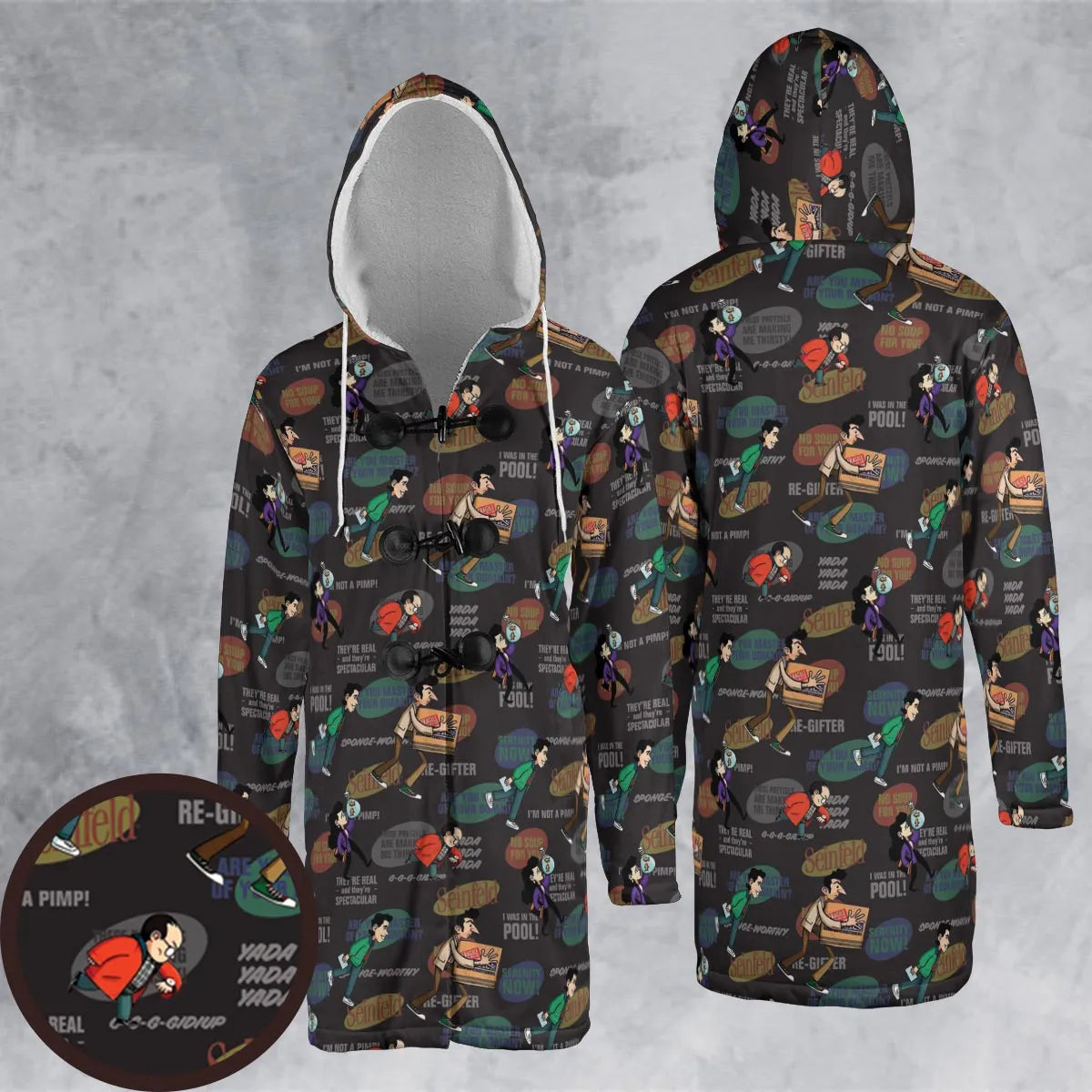 Hooded Cloak Coat - BQMT9S6S