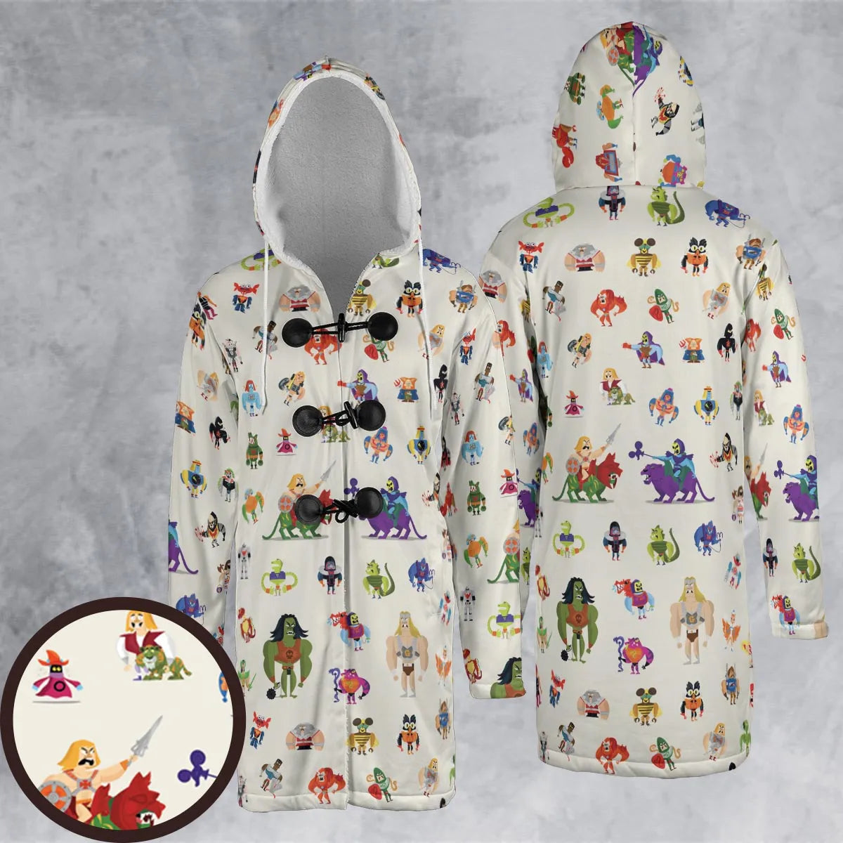 Hooded Cloak Coat - 3S5ZTWRA