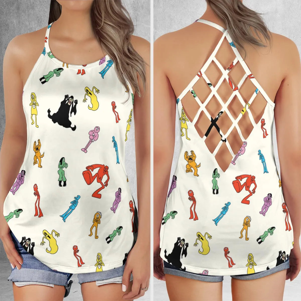 Criss Cross Tank Top - Z7KTYCUL