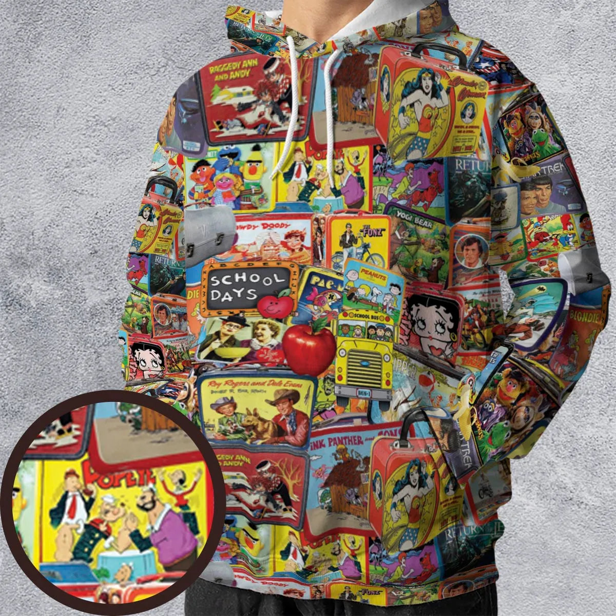 All-over Print Hoodie - PTYWWZYU