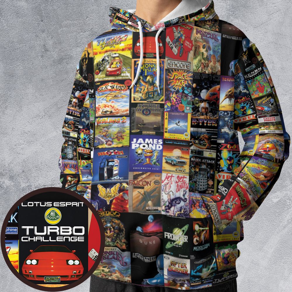 All-over Print Hoodie - A3ZHSXAC -  - 1