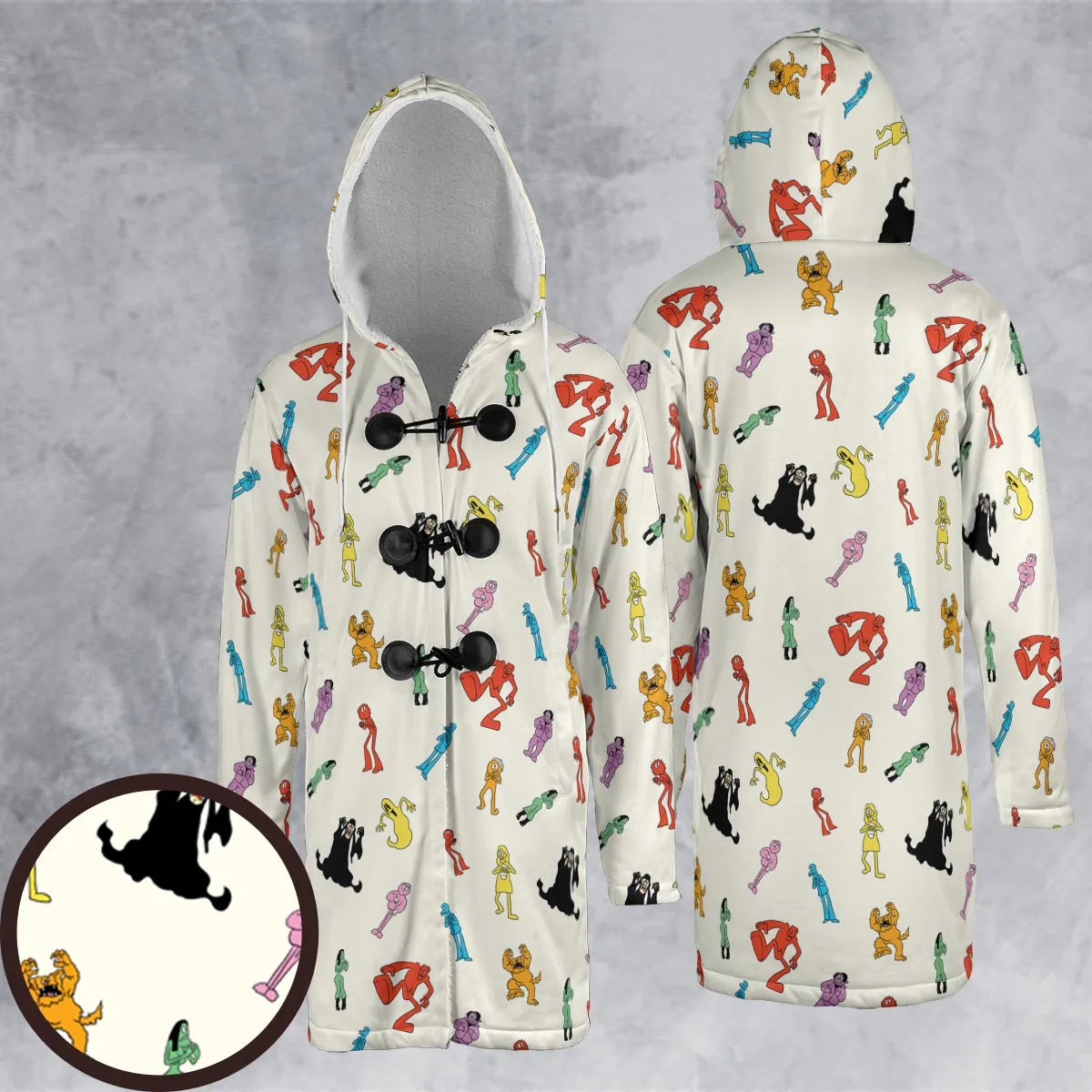 Hooded Cloak Coat - KDXTJ4D3
