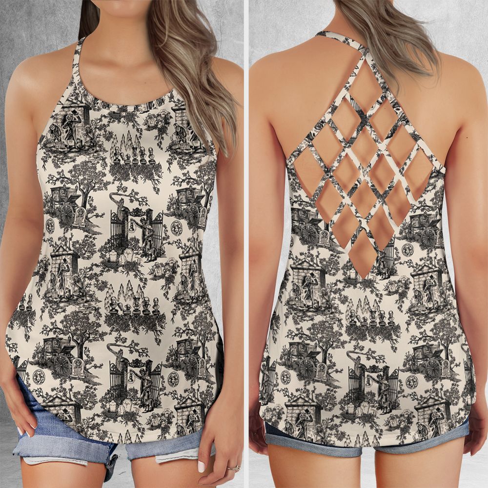 Criss Cross Tank Top - KT7AU8KG -  - 1