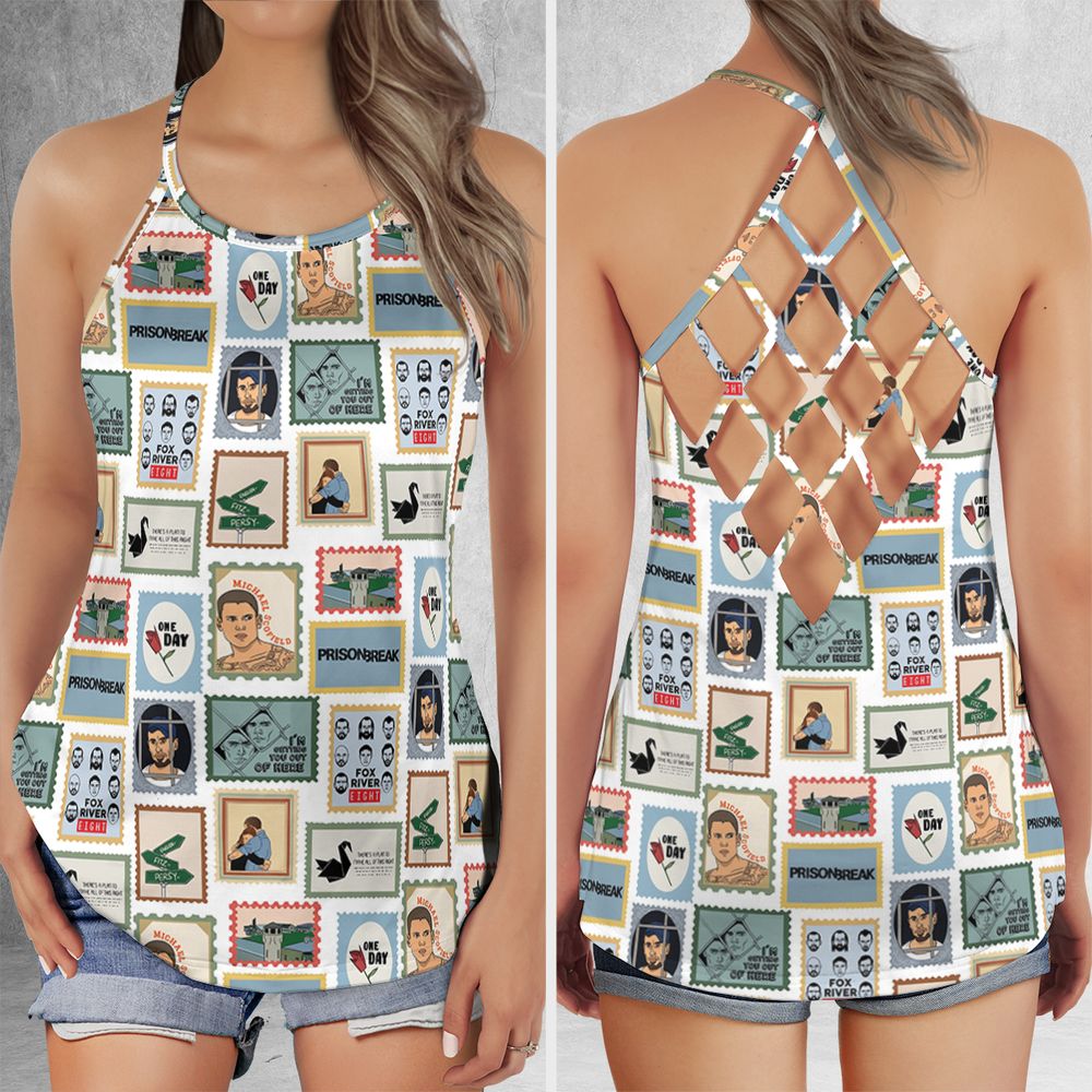 Criss Cross Tank Top - J4KAE2Y8 -  - 1