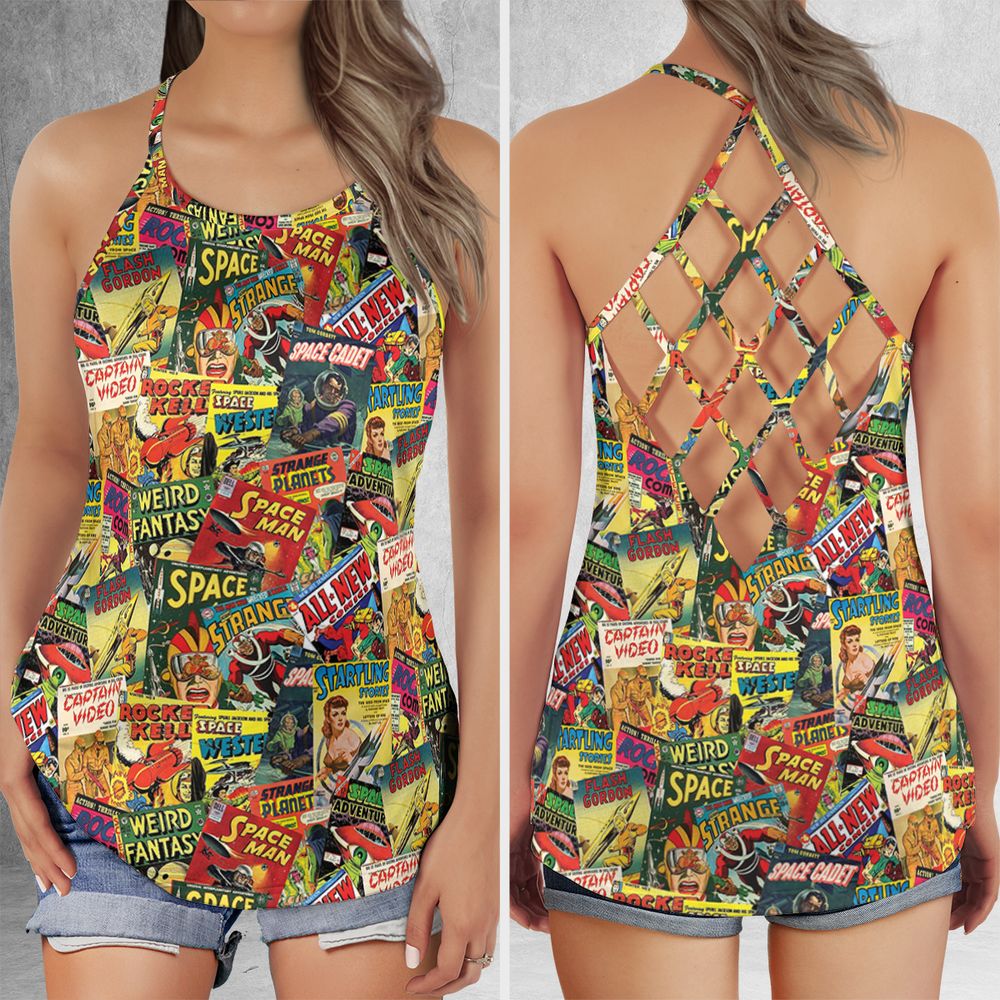 Criss Cross Tank Top - 57N2KL6A -  - 1