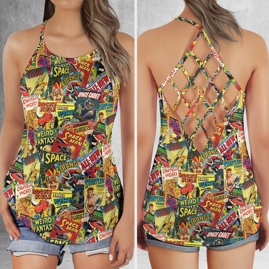 Criss Cross Tank Top - 57N2KL6A -  - 1