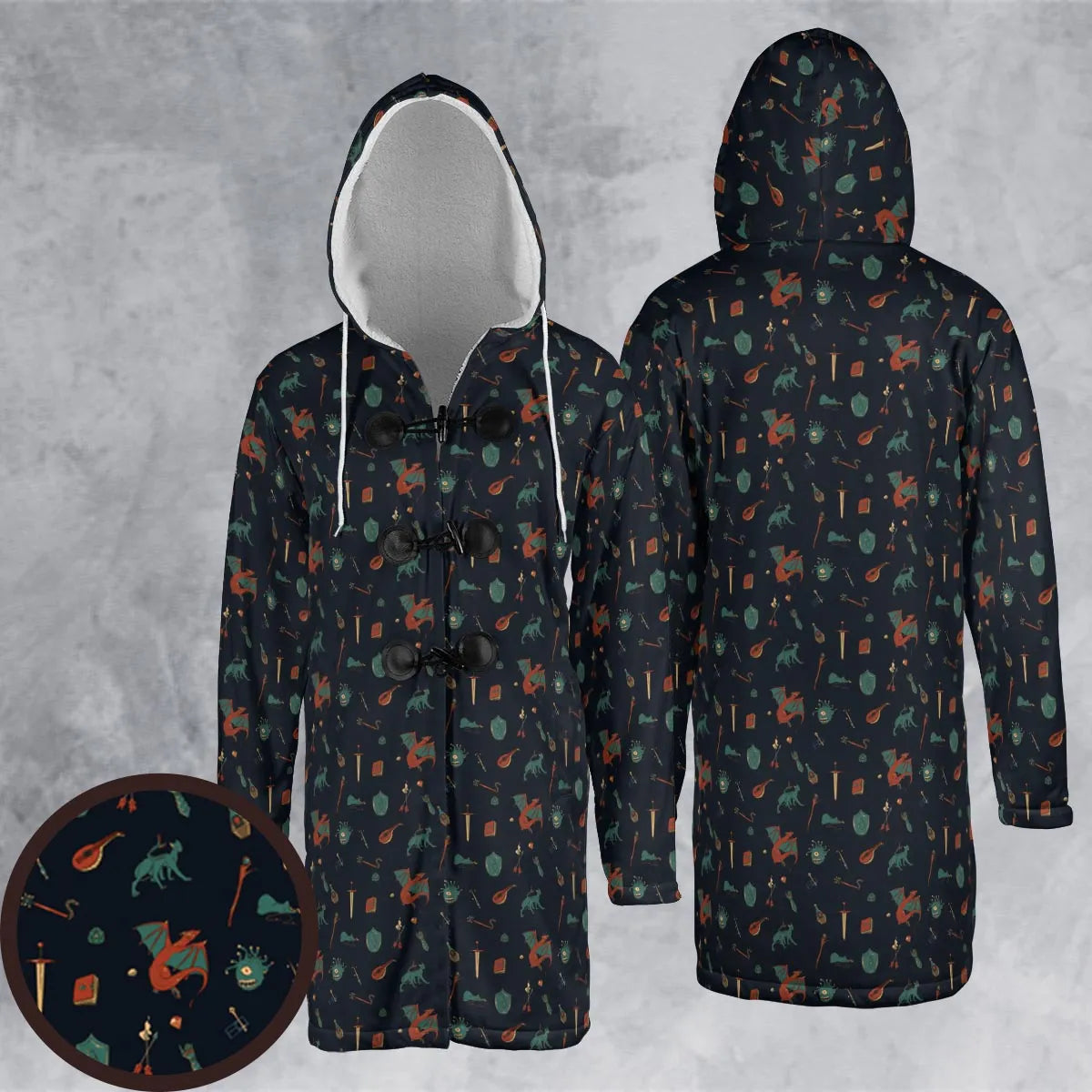 Hooded Cloak Coat - RQT8HBA7