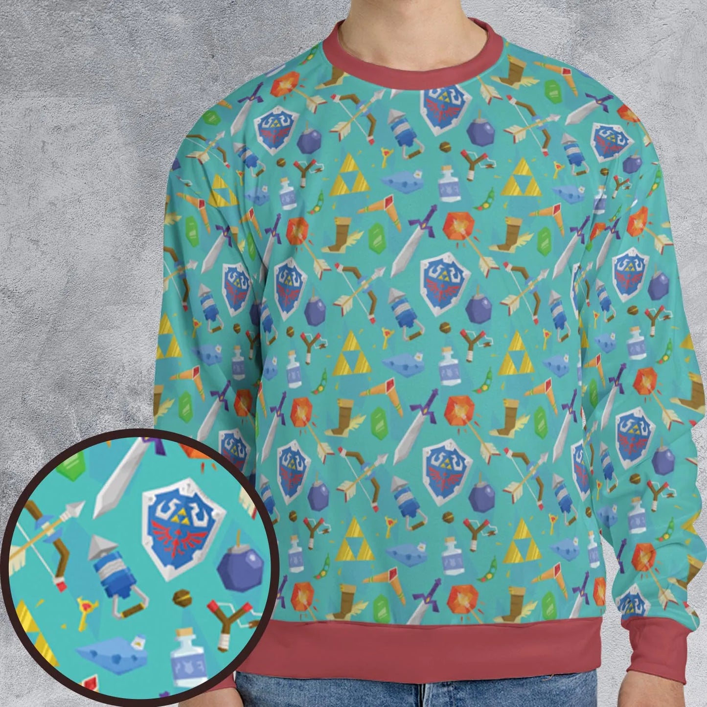 All-over Print Sweatshirt - 4YE252ZG