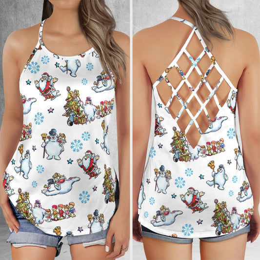 Criss Cross Tank Top - RU3R4DLH -  - 1