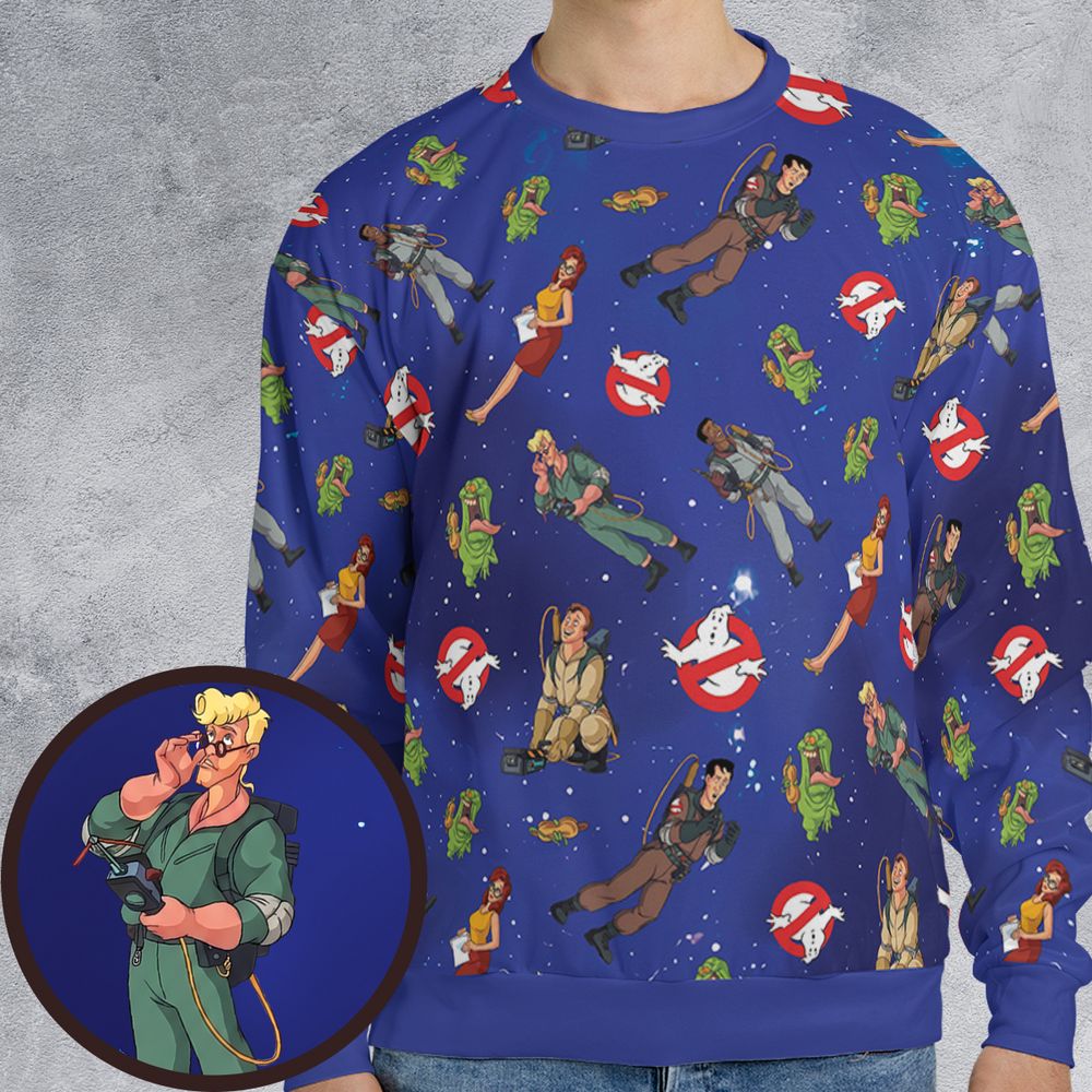 All-over Print Sweatshirt -  - 1