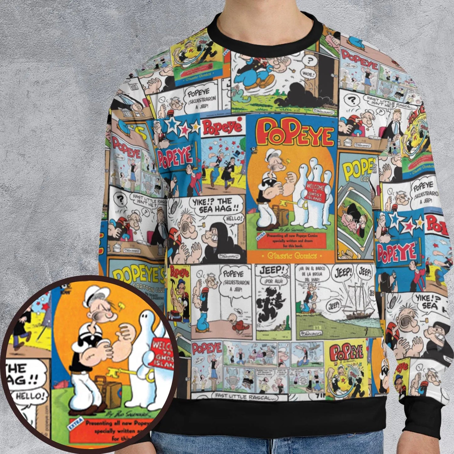 All-over Print Sweatshirt - YJNQX2CW
