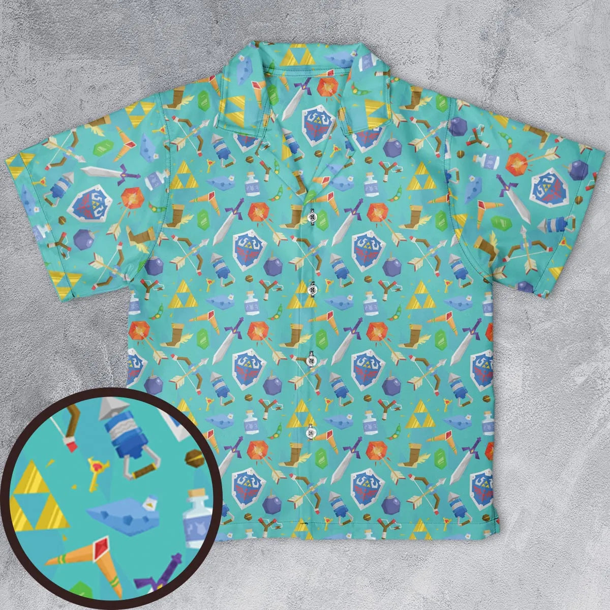 Youth Hawaiian Shirt - M9BSPLGA