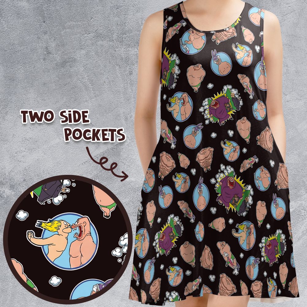 Sleeveless Dress - B2FNT7CP -  - 1