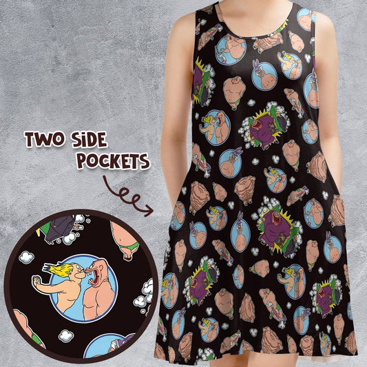 Sleeveless Dress - B2FNT7CP -  - 1