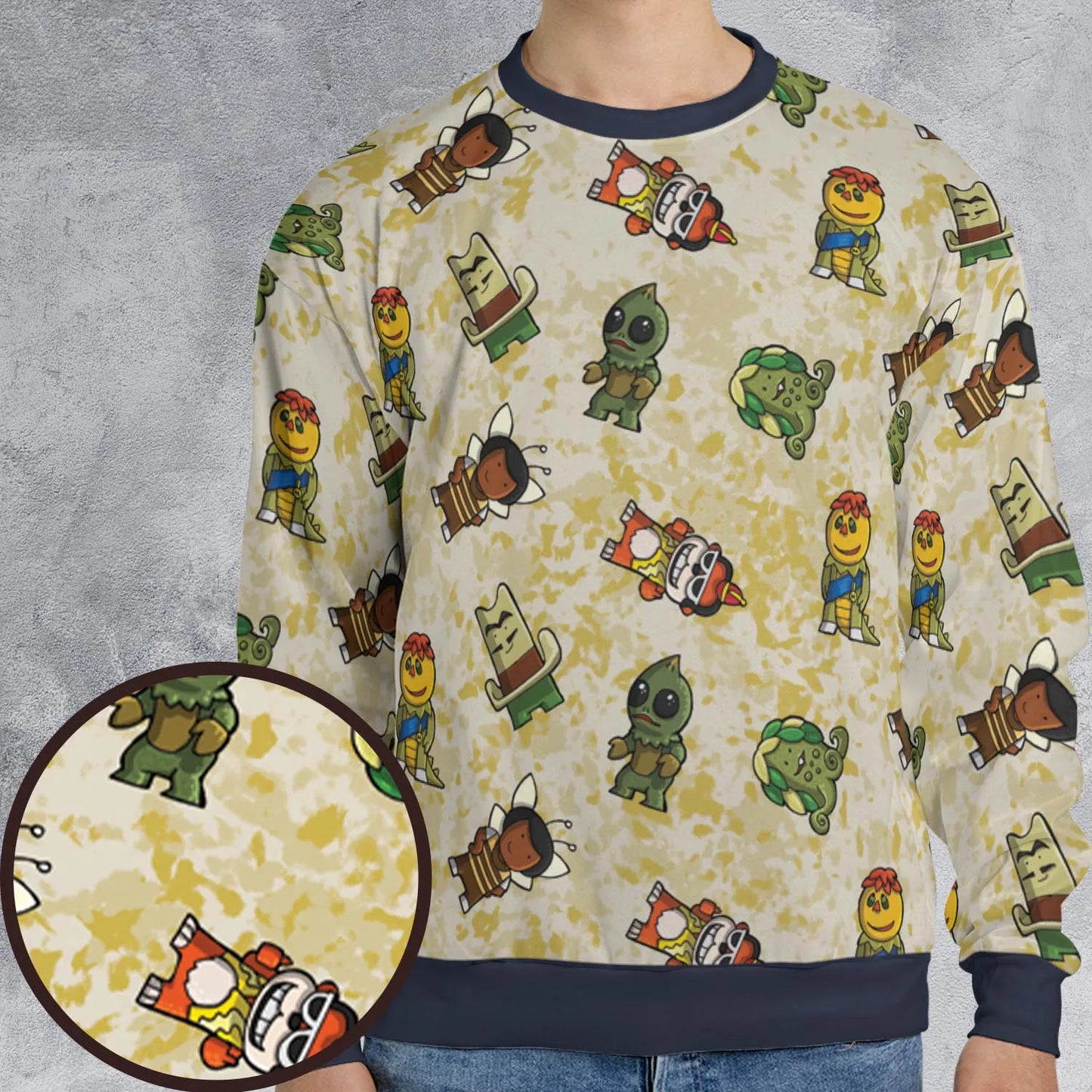 All-over Print Sweatshirt - 8AA78VY4