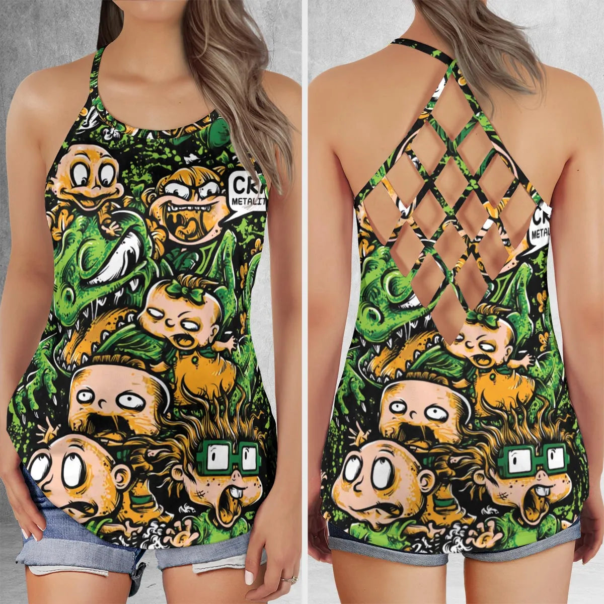 Criss Cross Tank Top - 255J5PRK