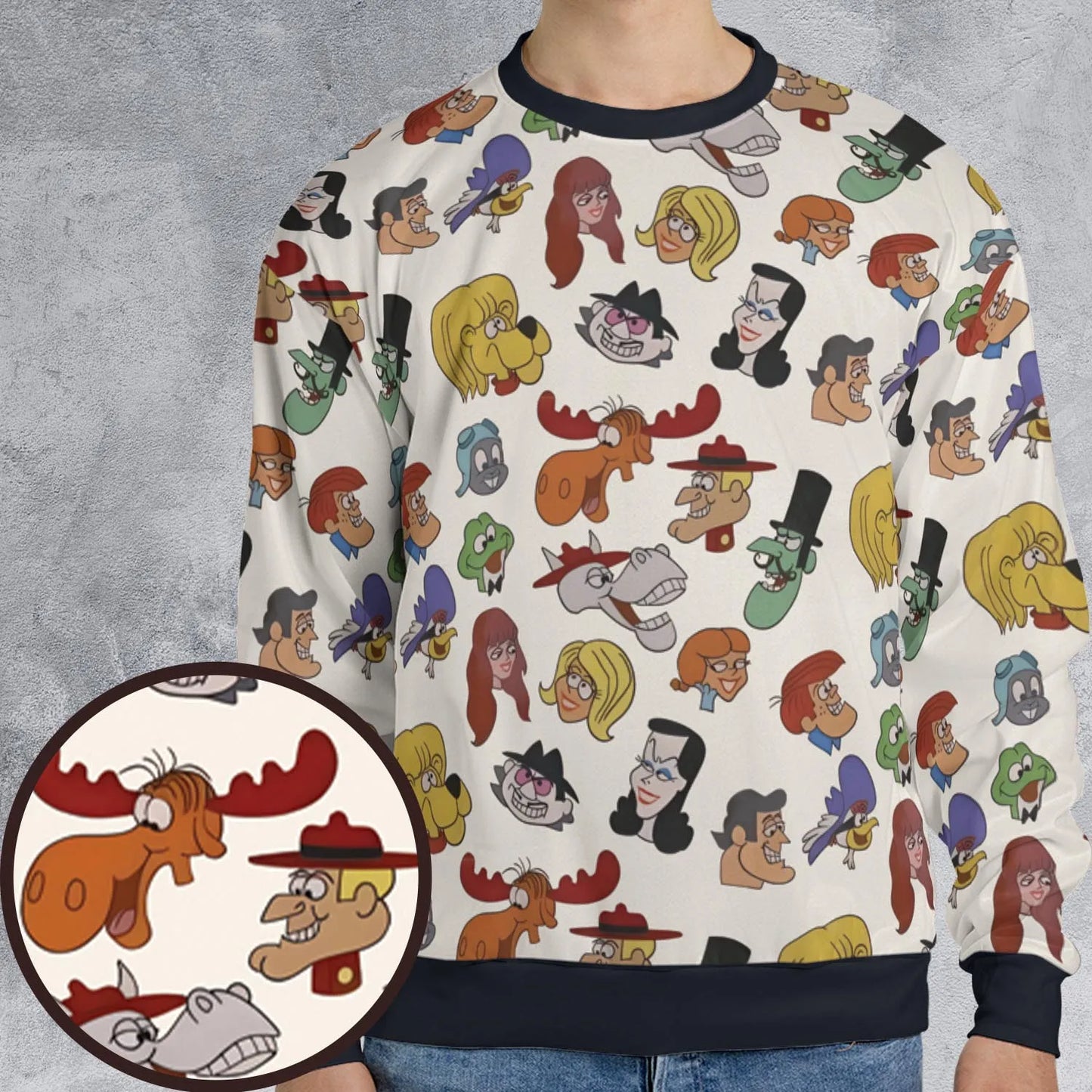 All-over Print Sweatshirt - N14Y7Y58