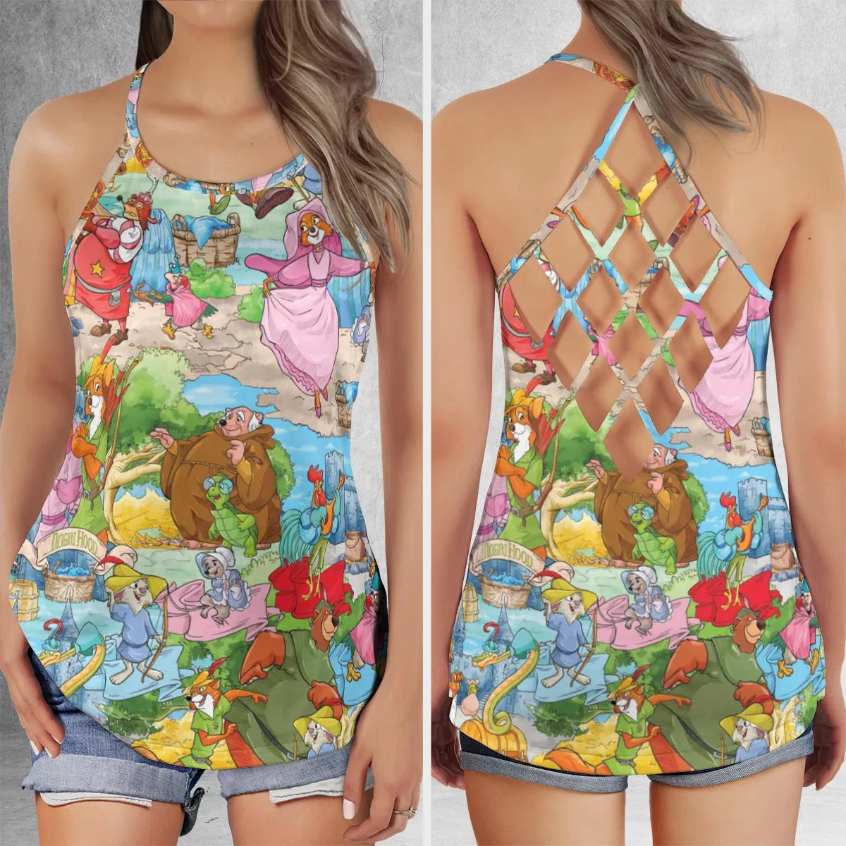 Criss Cross Tank Top - 6FBEH7NE