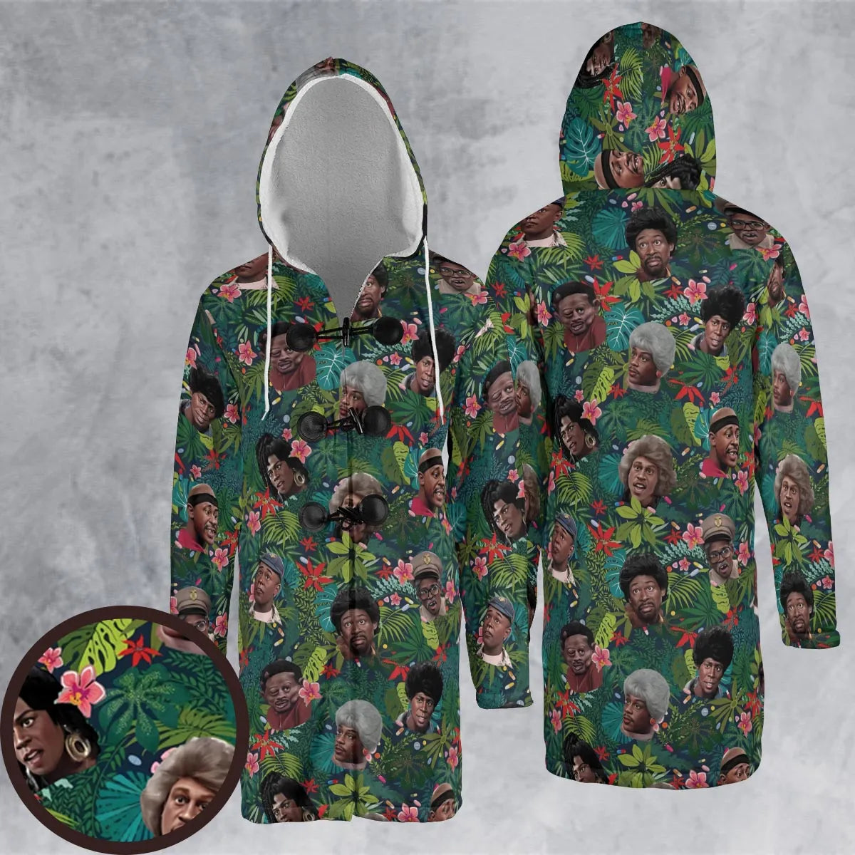 Hooded Cloak Coat - R75T7U9R