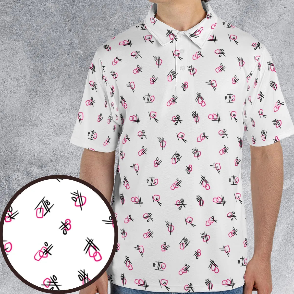 AOP Men/Women Polo Shirt - 3BETWMDE