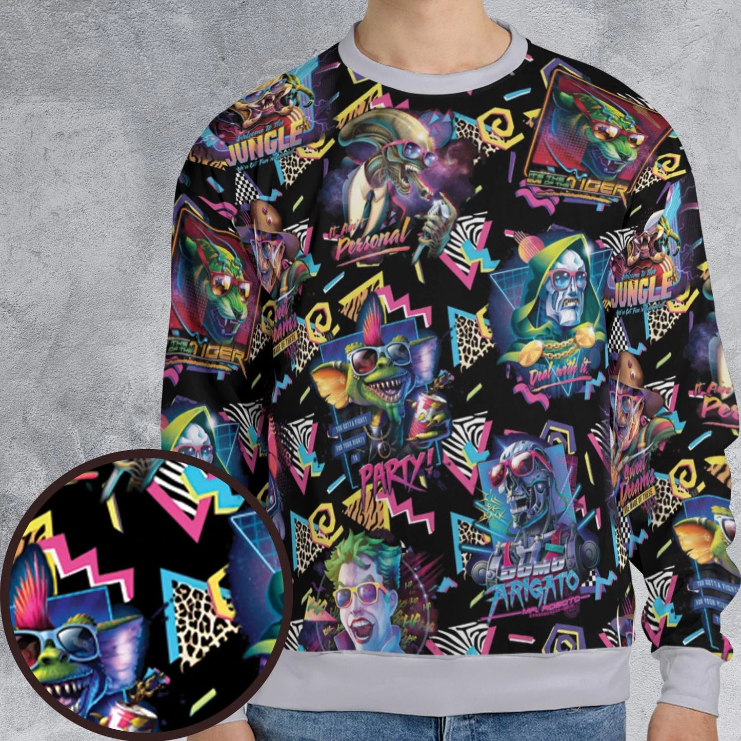 All-over Print Sweatshirt - V55WKG8H