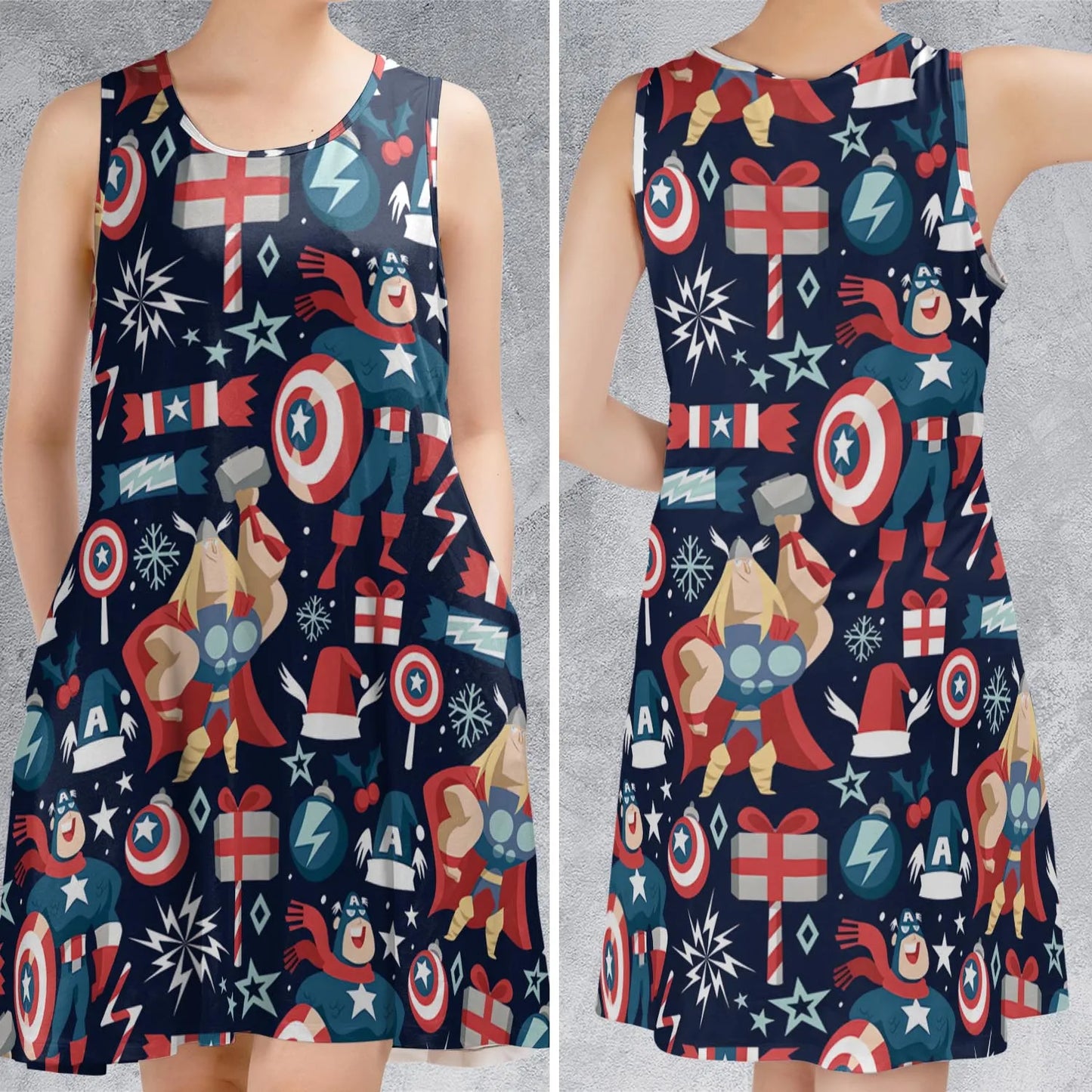 Sleeveless Dress - ZWQBDPUA