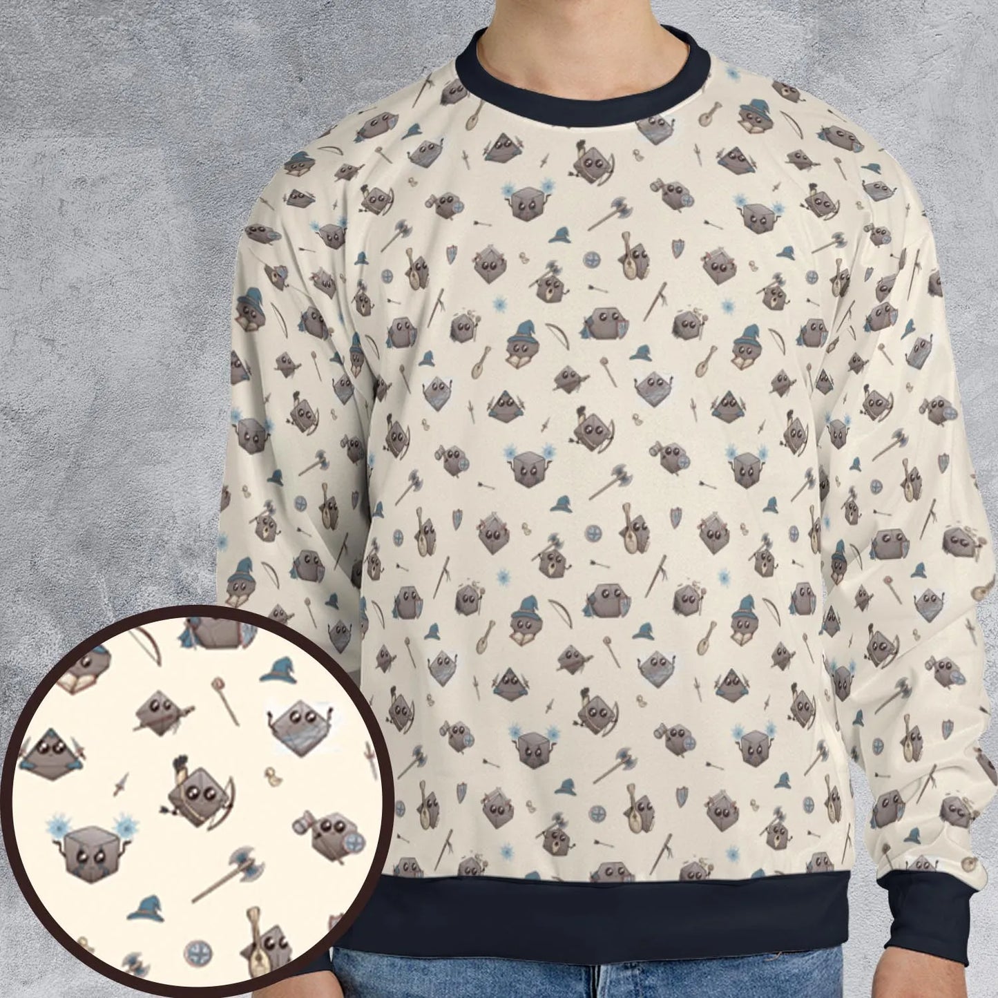 All-over Print Sweatshirt - Z5BNQW55