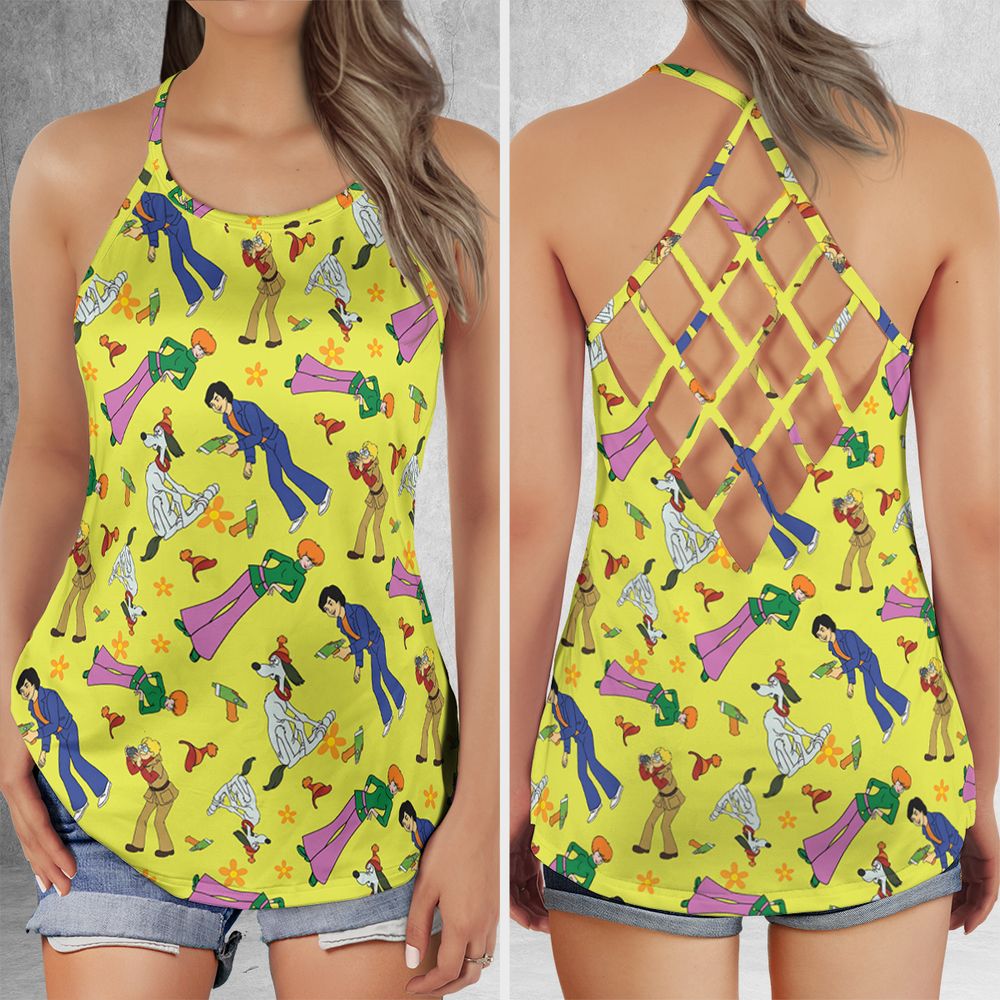 Criss Cross Tank Top - GWDLJZ2P -  - 1