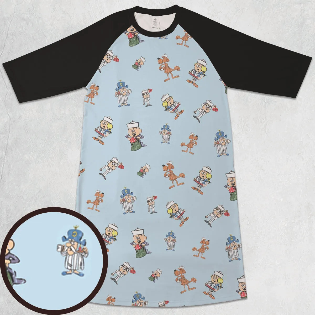 3/4 Sleeve Raglan Dress - 8CBHMF8H