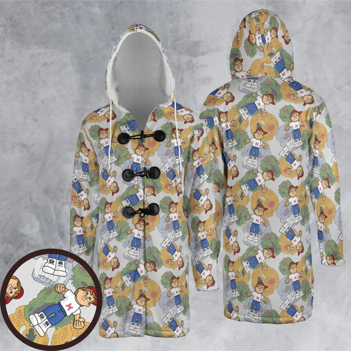 Hooded Cloak Coat - R6VVZXL4