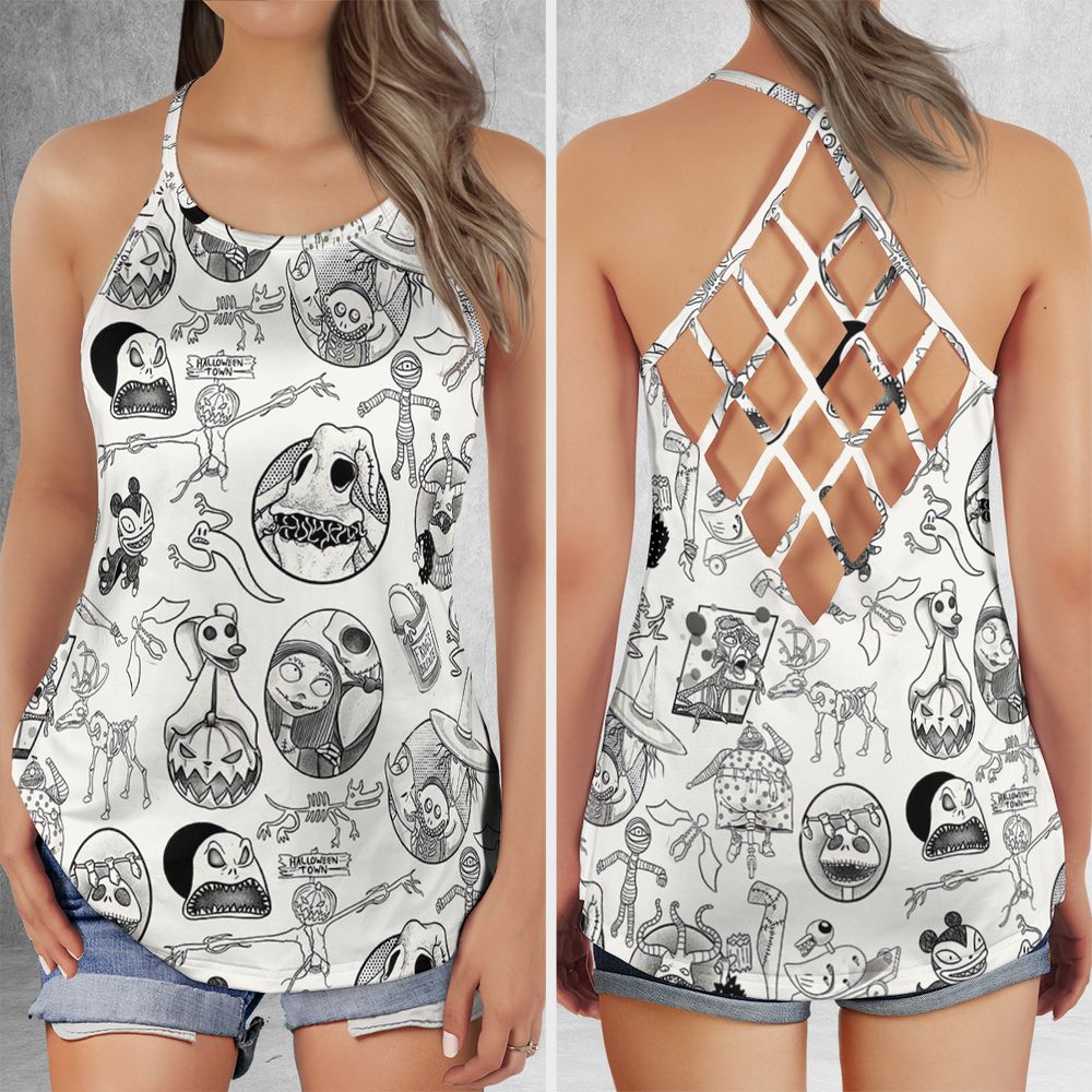 Criss Cross Tank Top - FKYG338S -  - 1