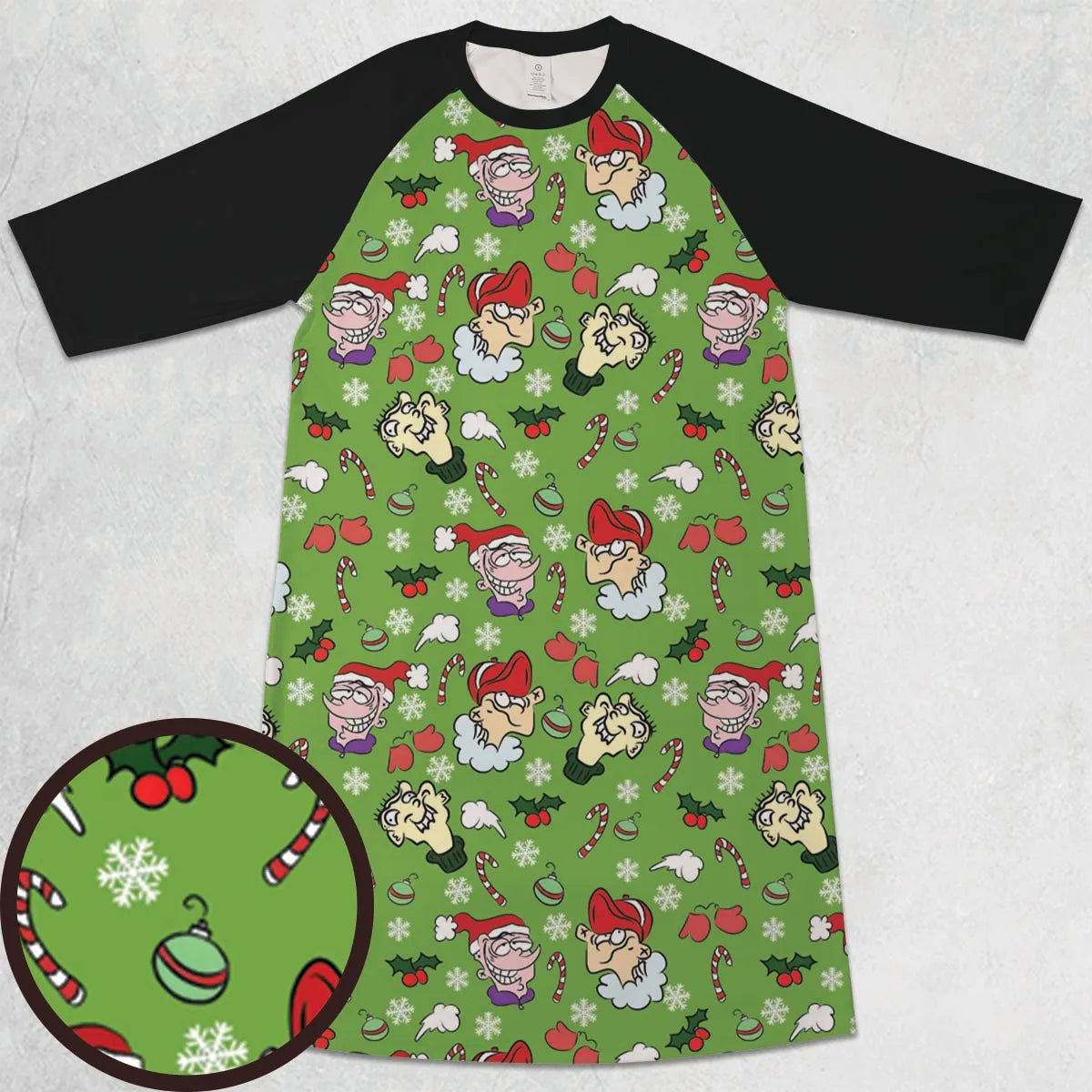 3/4 Sleeve Raglan Dress - AF5L2MSS