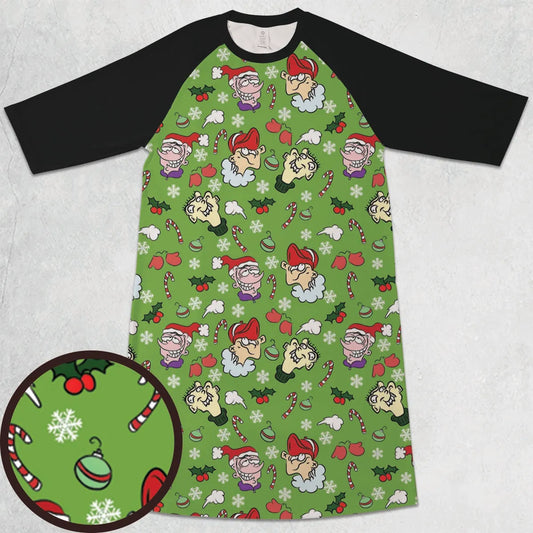 3/4 Sleeve Raglan Dress - AF5L2MSS