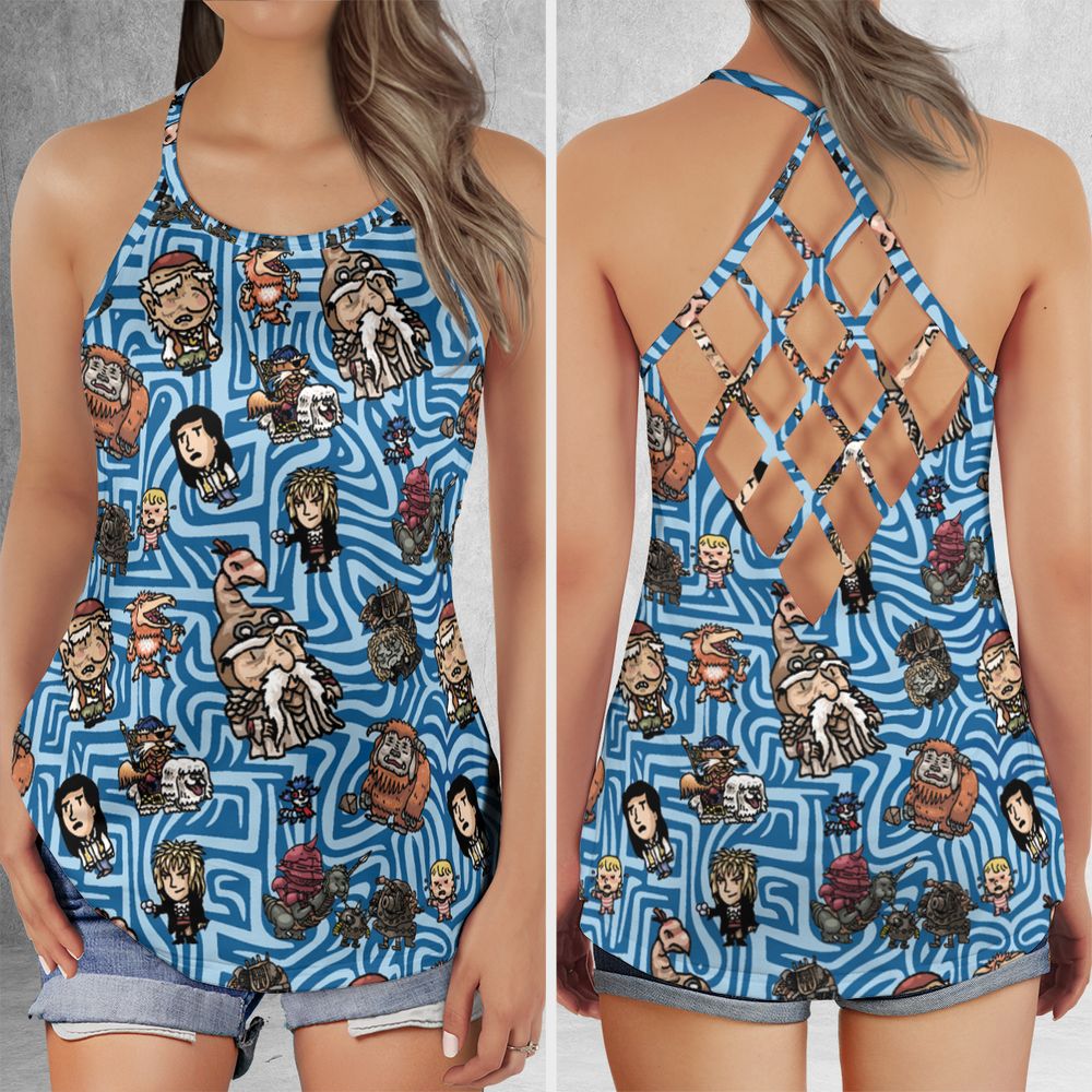 Criss Cross Tank Top - 3R37B722 -  - 1