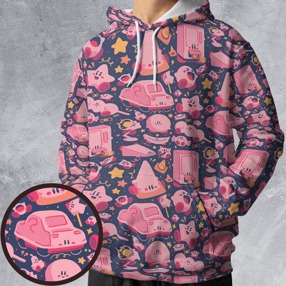 All-over Print Hoodie - W5FZY4YY -  - 1