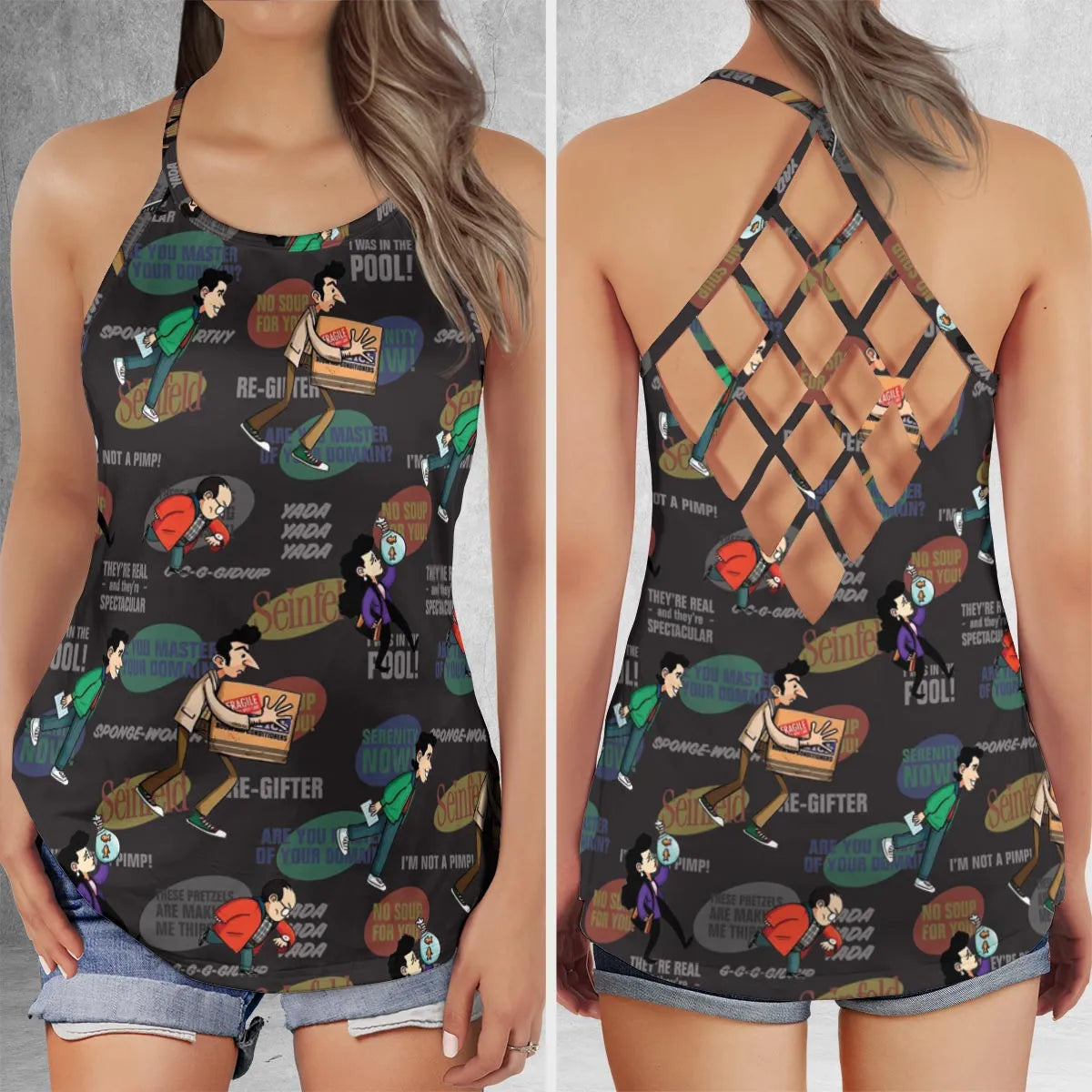 Criss Cross Tank Top - 3MKX29P4
