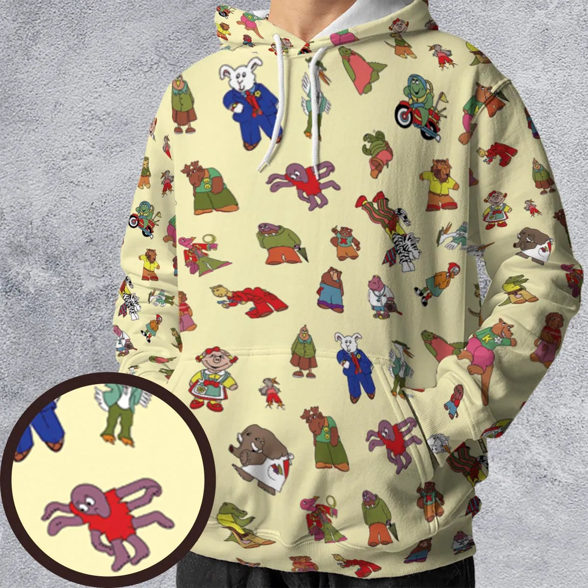 All-over Print Hoodie - W9VE7AZZ