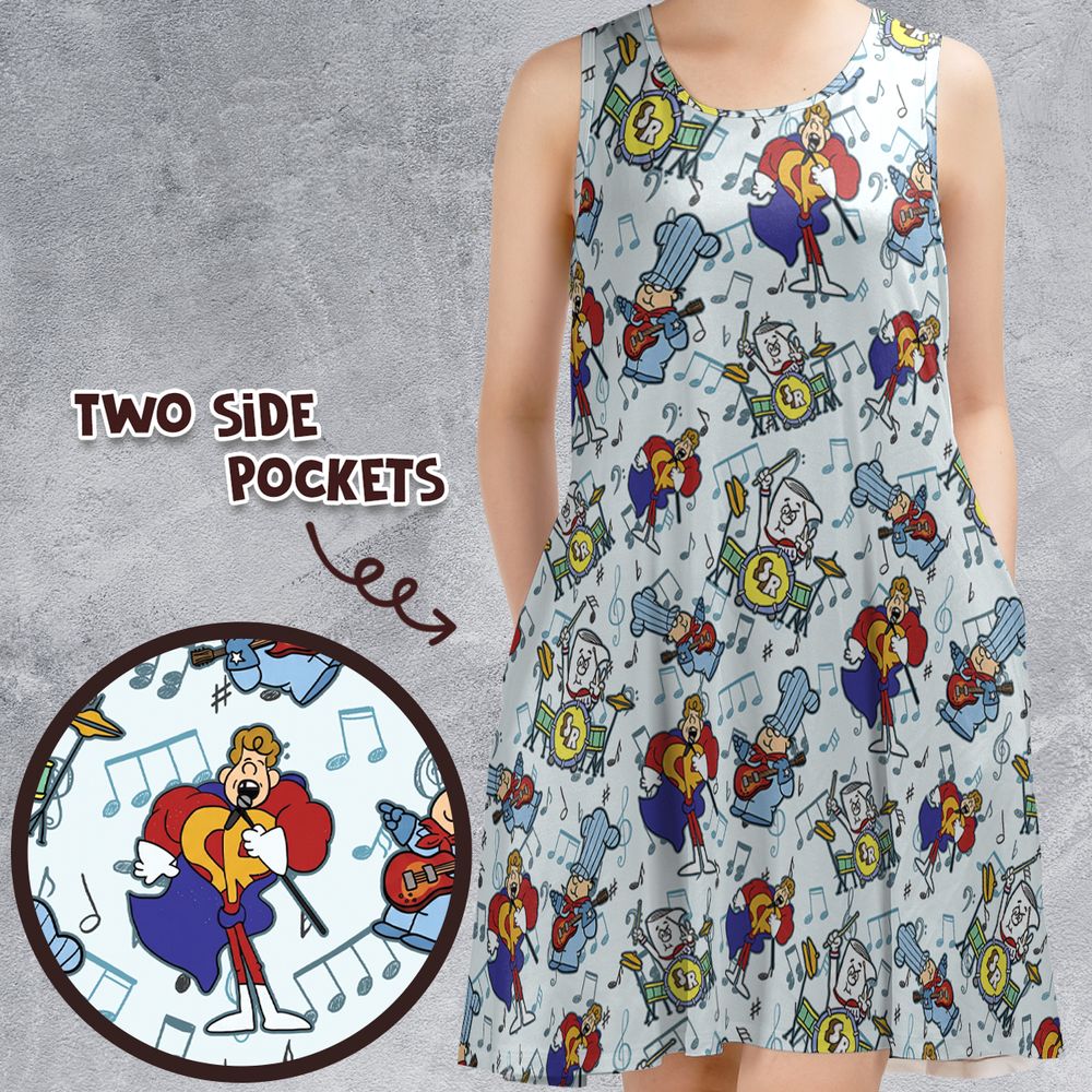Sleeveless Dress - PNX8G92H -  - 1